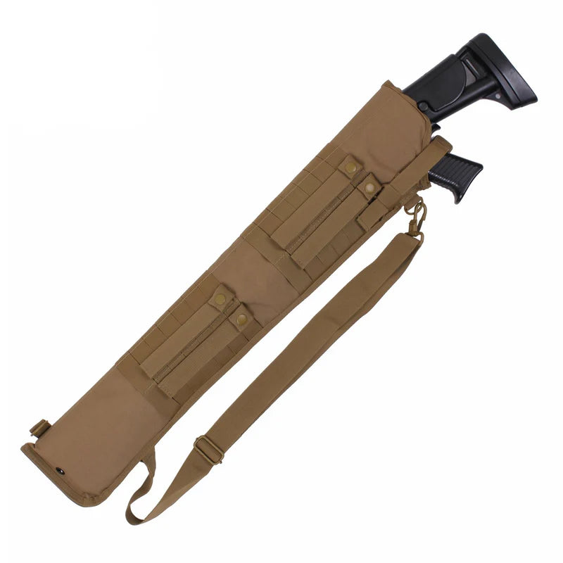 Tactical MOLLE Shotgun Scabbard — Tan