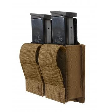 MOLLE Double Pistol Magazine Pouch – Tan