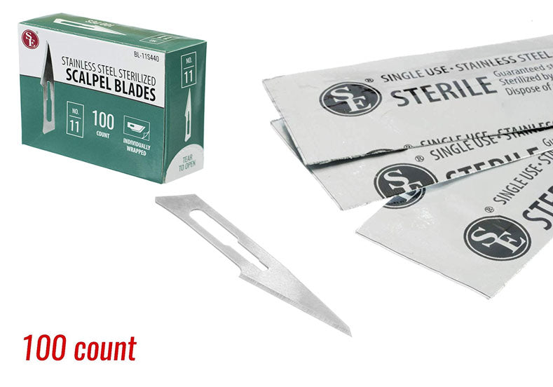 Scalpel Handle with 1 Sterile Surgical Blade