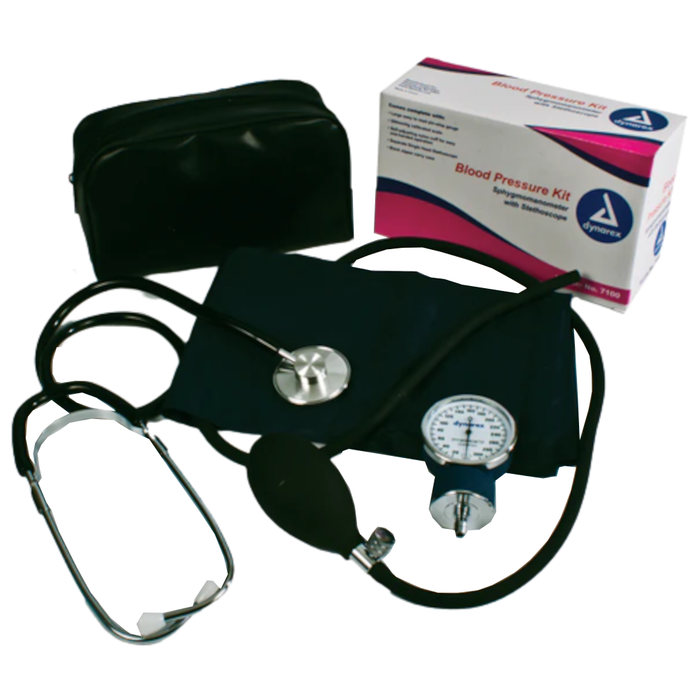 Dynarex Blood Pressure Kit – Dual Head Stethoscope