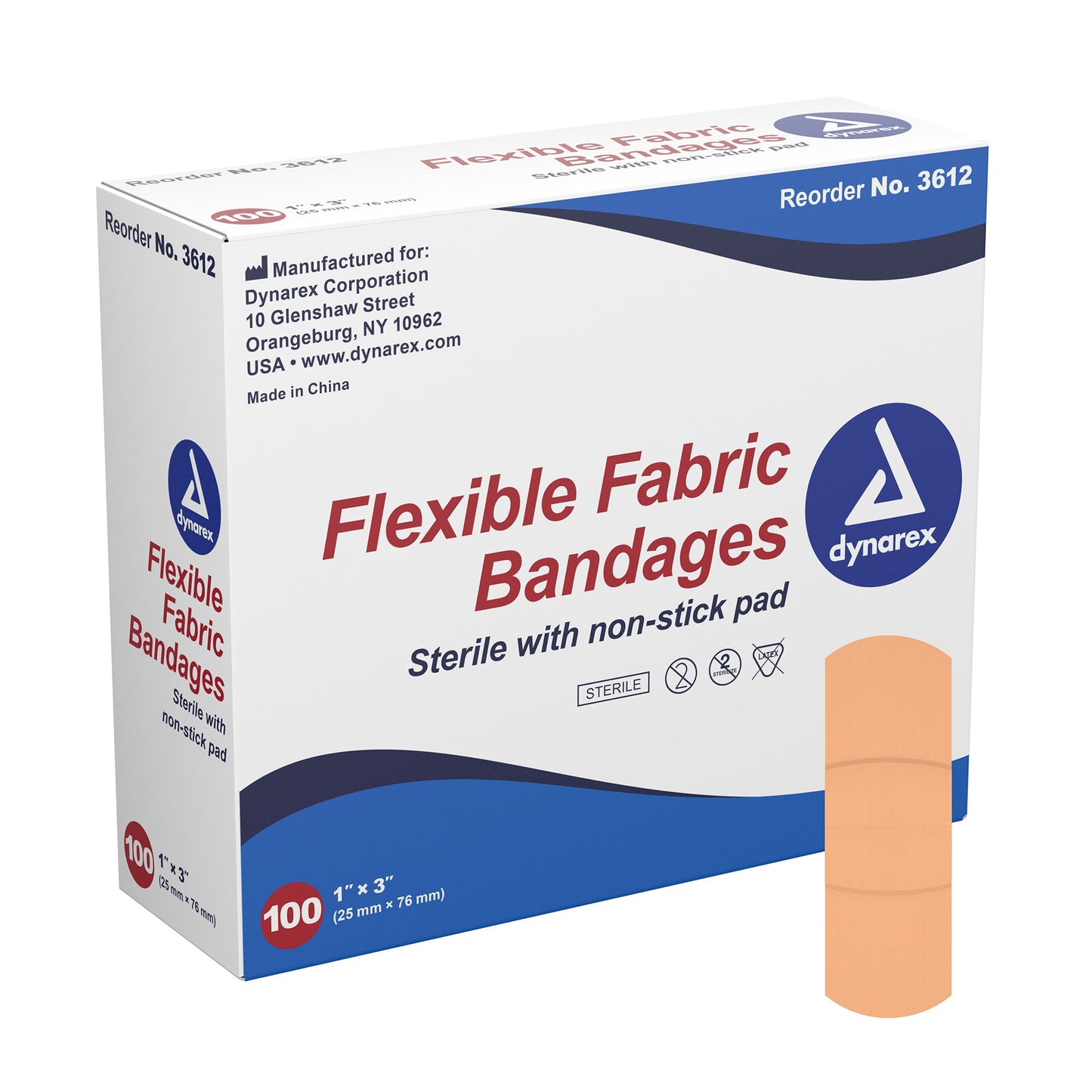 1" X 3" Bandages Fabric 10PK