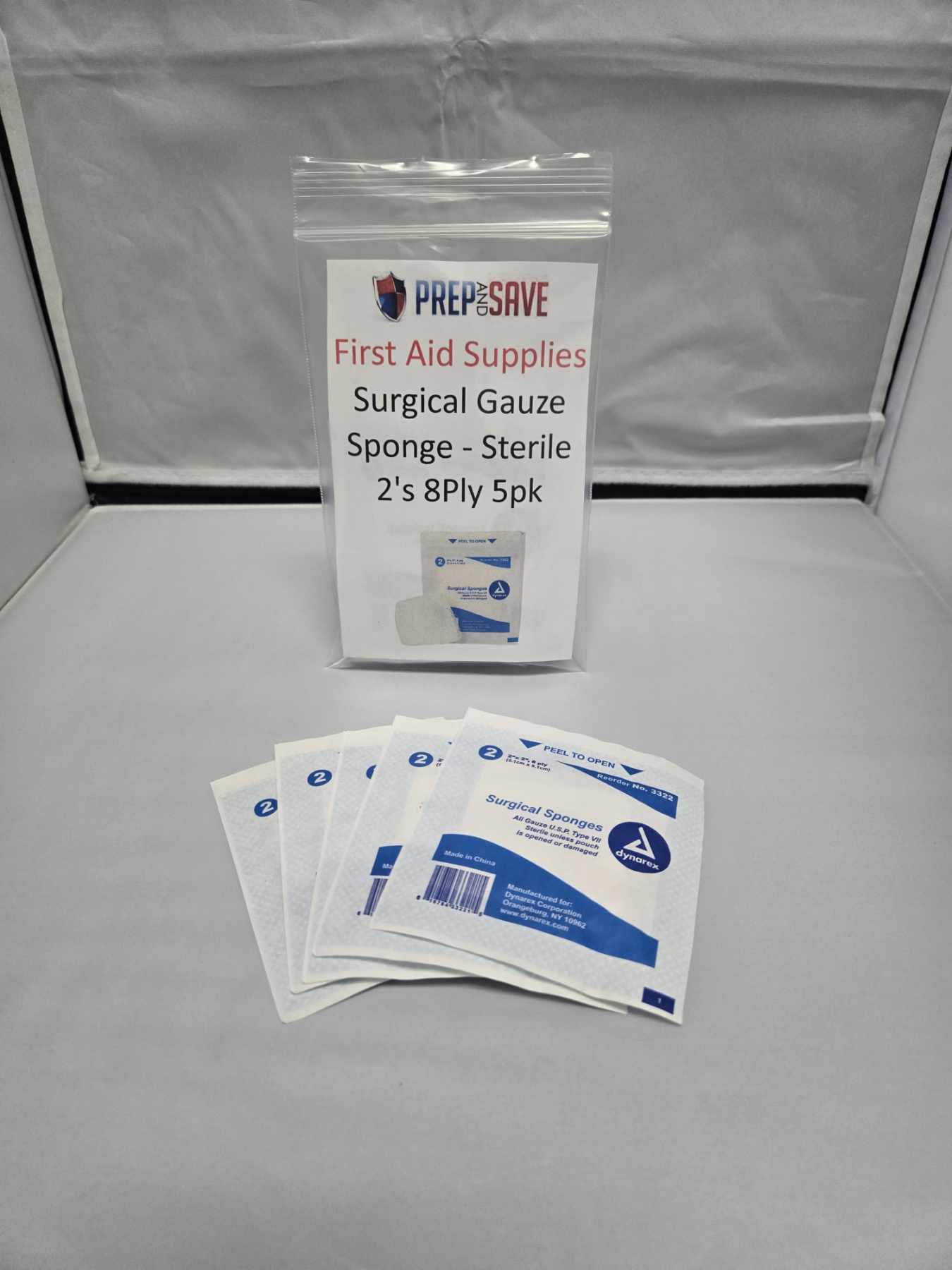 Surgical Gauze Sponge - Sterile 2's 8Ply 5pk