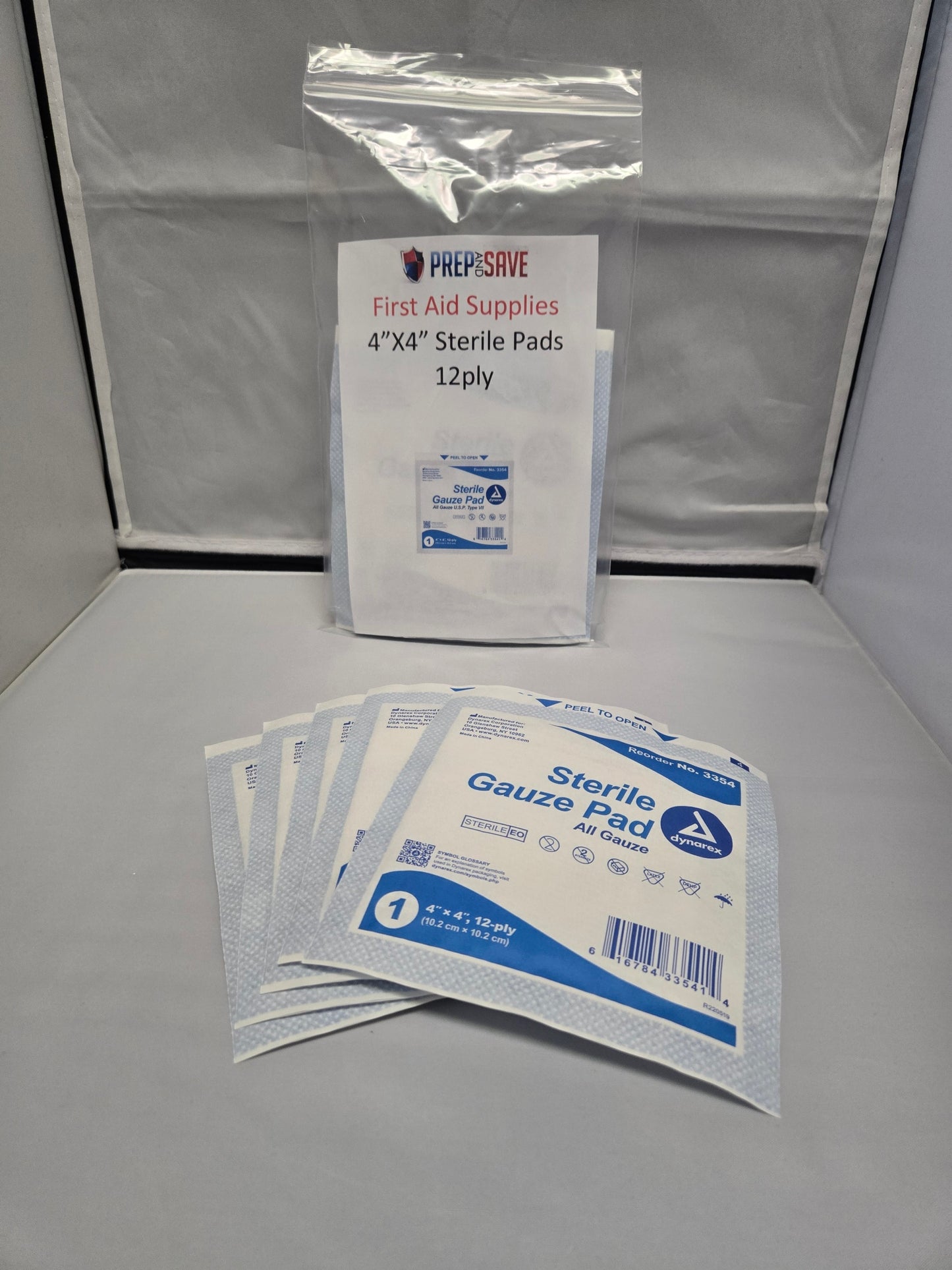 Sterile 4x4 Gauze Sponge 12 ply (5pk)