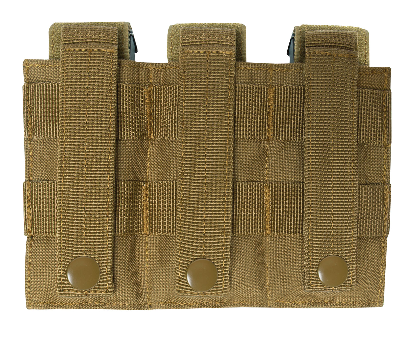MOLLE Triple Pistol Magazine Pouch – Tan