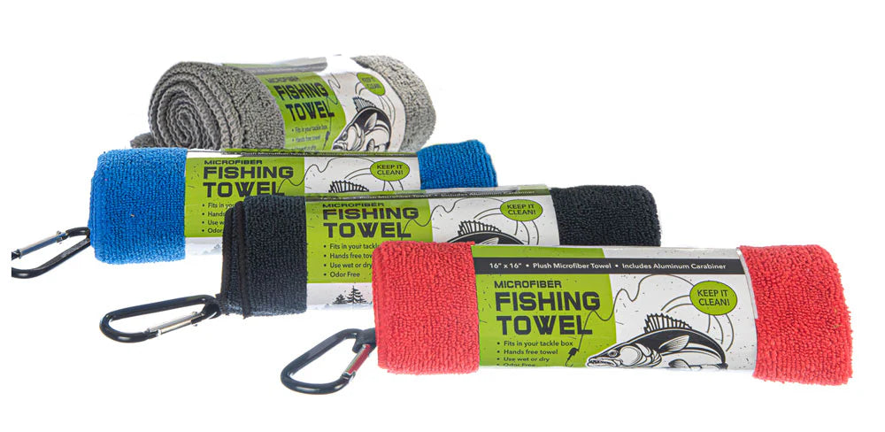Microfiber Utility Towel with Carabiner