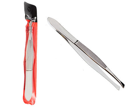 Fine Tip Non Magnetic Slanted Tweezer