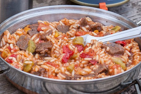 Italian-Style Pepper Steak with Rice – Freeze-Dried Meal (Pouch) | Mountain House