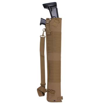 Tactical MOLLE Shotgun Scabbard — Tan