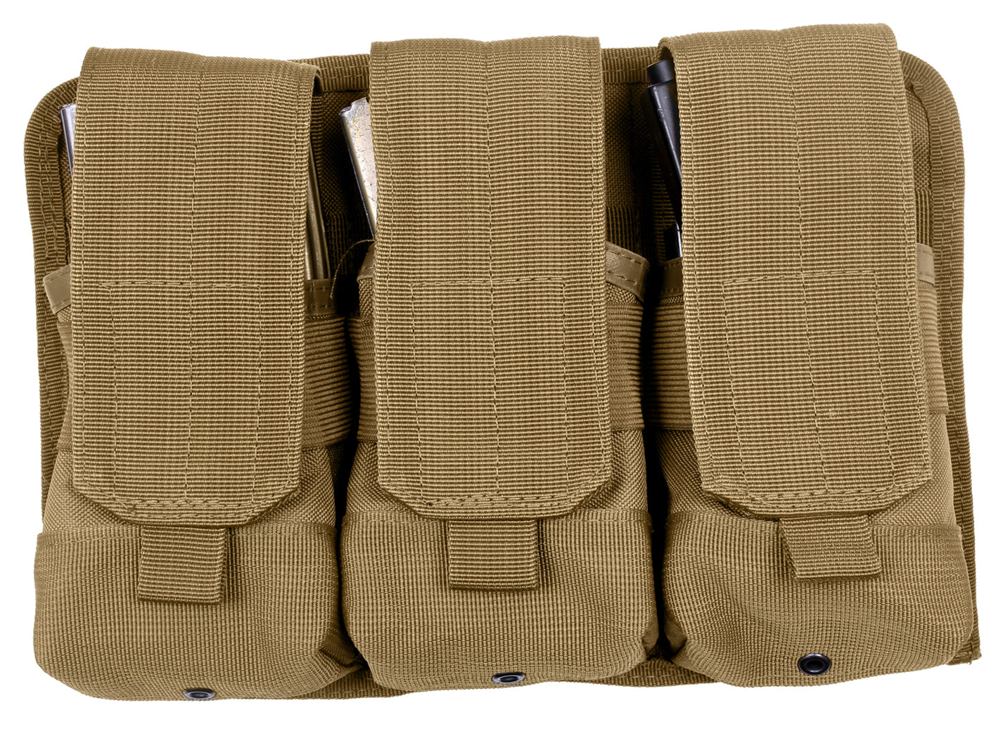 MOLLE Universal Triple Rifle Magazine Pouch – Tan