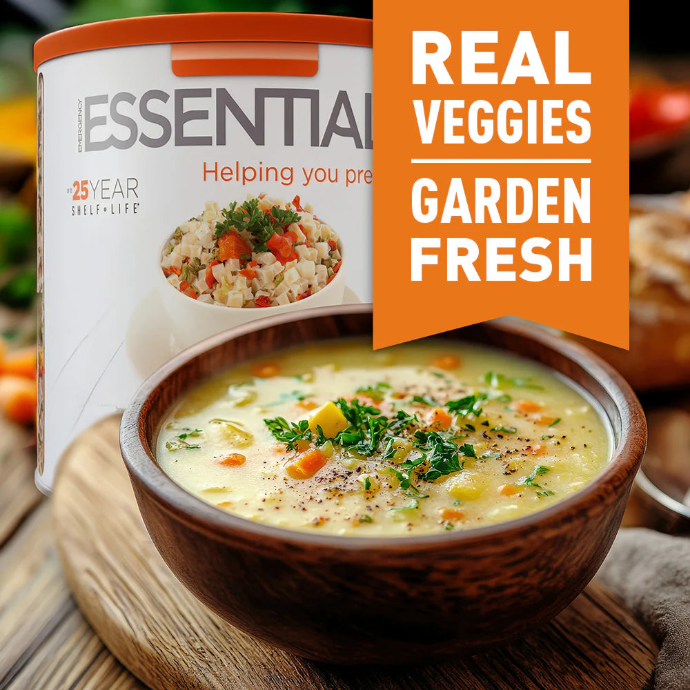Emergency Essentials Mixed Vegetables for Stew Large #10 Can