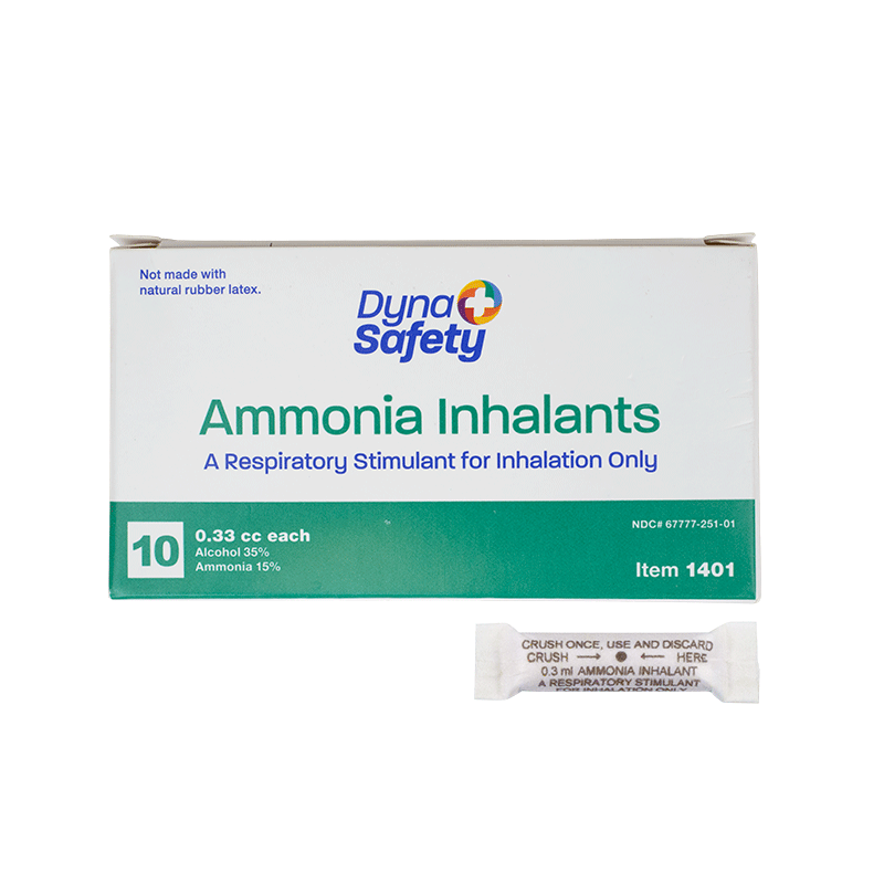 Dynarex Ammonia Inhalants (Ampule) – 10 Pack
