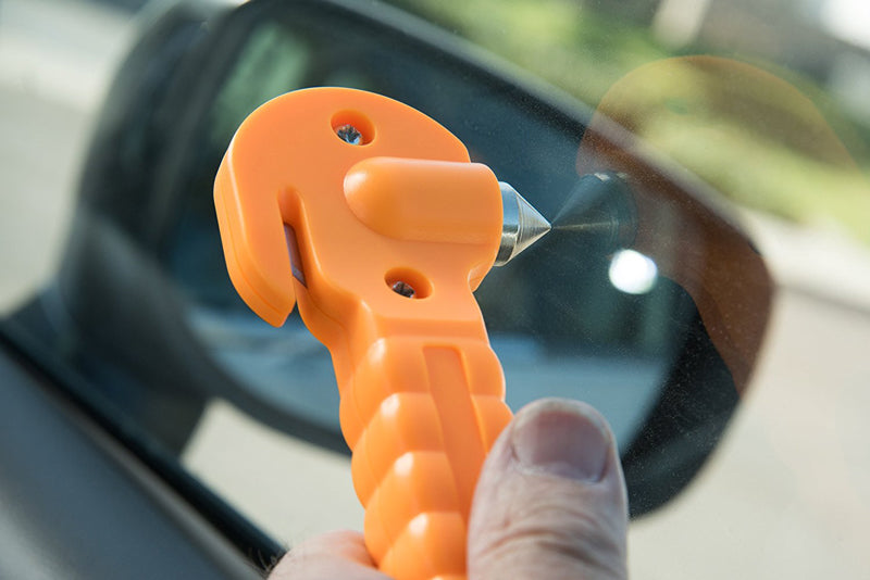 Auto Hammer and Seat Belt Cutter – 2-in-1 Emergency Tool