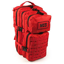 Tactical Trauma Kit Bag – Red (Empty)