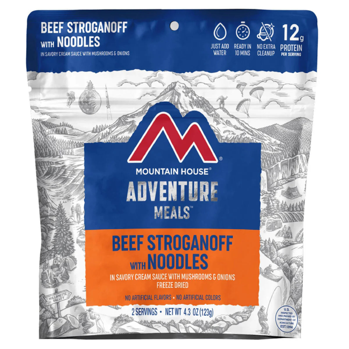 Beef Stroganoff with Noodles Pouch