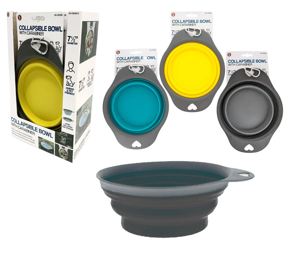Collapsible Bowls with Carabiners