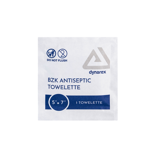 Dynarex DynaSafety BZK Antiseptic Towelettes 10 ct