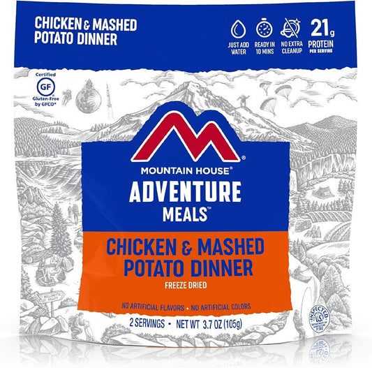 Chicken and Mashed Potatoes – Freeze-Dried Meal (Pouch) | Mountain House
