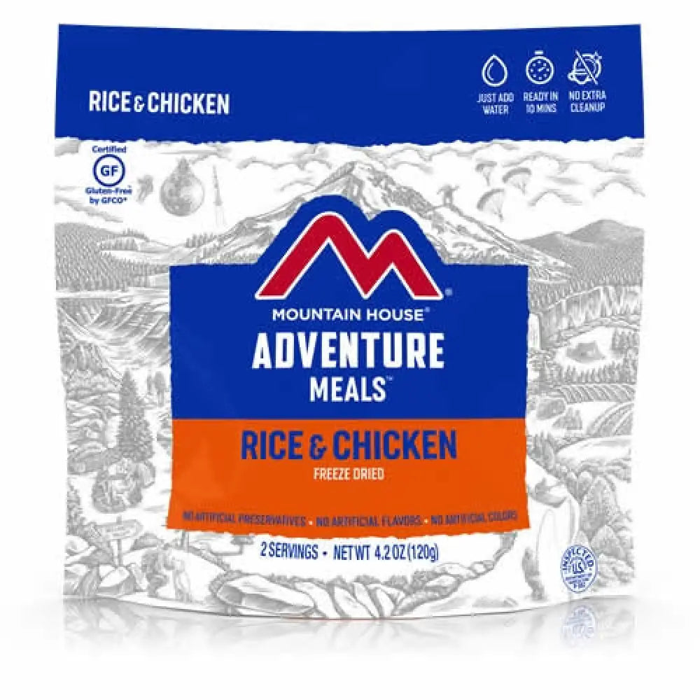 Rice & Chicken – Freeze-Dried Meal (Pouch) | Mountain House