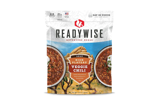 ReadyWise High Plateau Veggie Chili Soup — Single Pouch