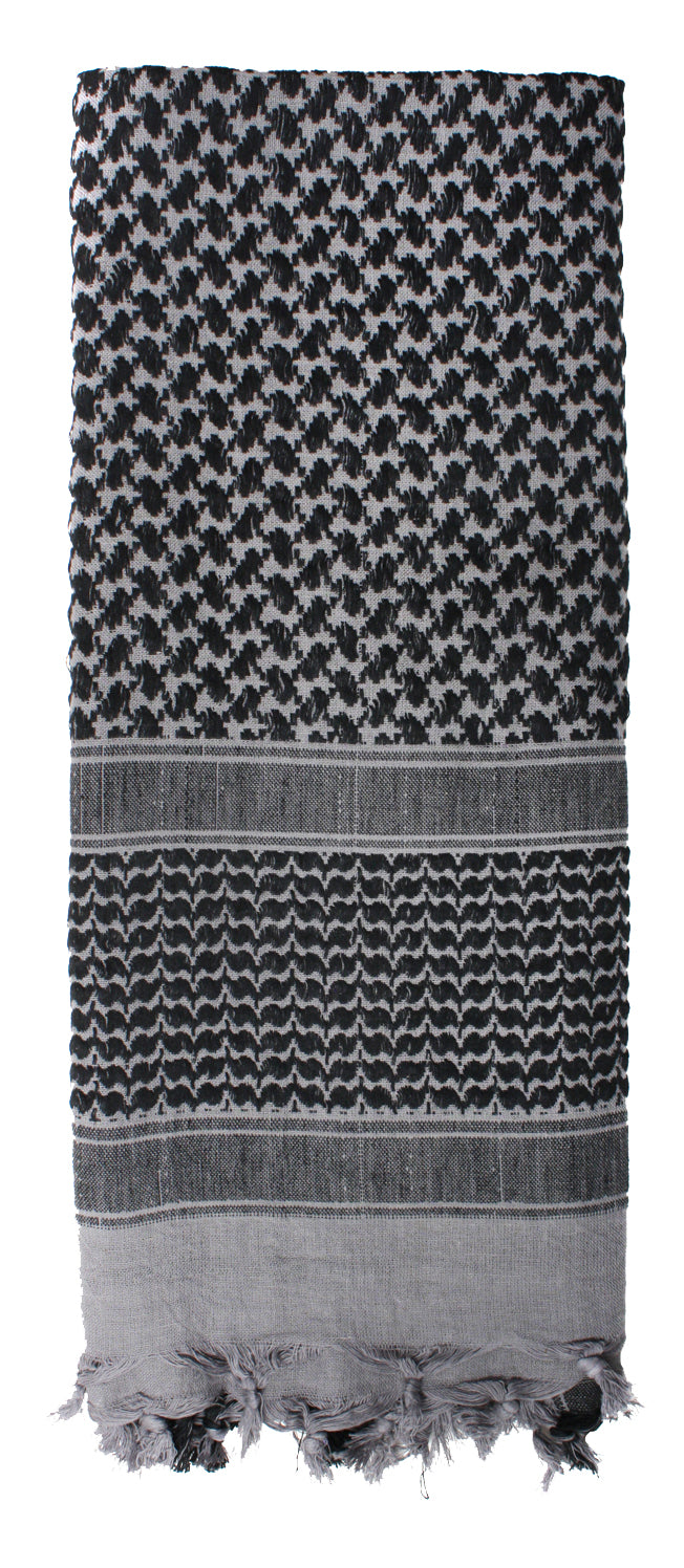 Shemagh Grey and Black