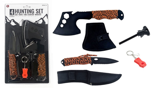 4-Piece Hunting Knife Set