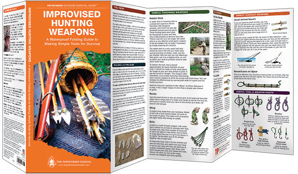 Improvised Weapons & Tools for Survival — Folding Pocket Guide