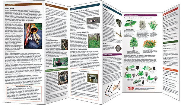 Improvised Weapons & Tools for Survival — Folding Pocket Guide