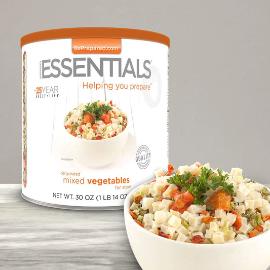 Emergency Essentials Mixed Vegetables for Stew Large #10 Can