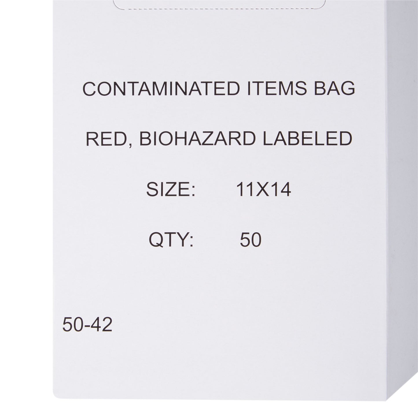 McKesson Biohazard Waste Bags — Red, 1–3 Gallon (11" x 14") 50ct