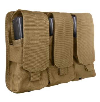 MOLLE Universal Triple Rifle Magazine Pouch – Tan
