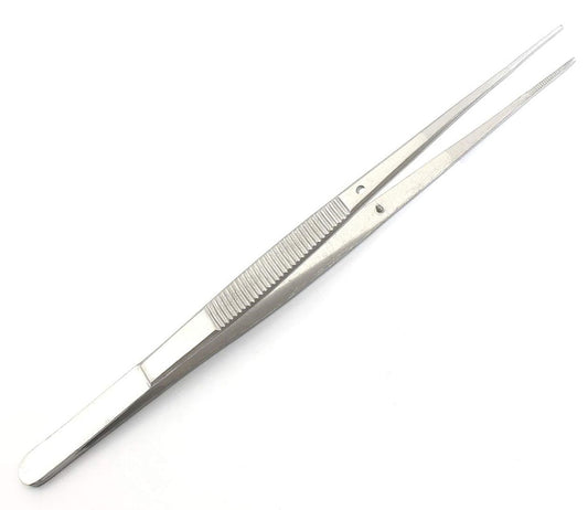 6" College Tweezer — Straight, Without Lock