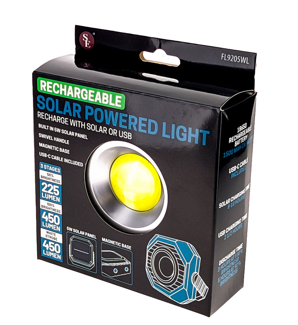 Solar / USB Rechargeable Work Light