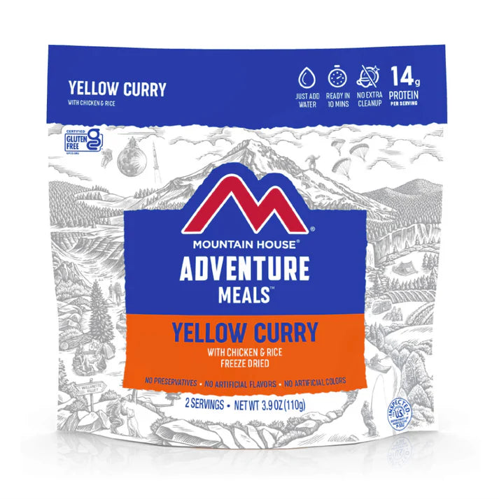 Yellow Curry with Chicken & Rice – Freeze-Dried Meal (Pouch) | Mountain House