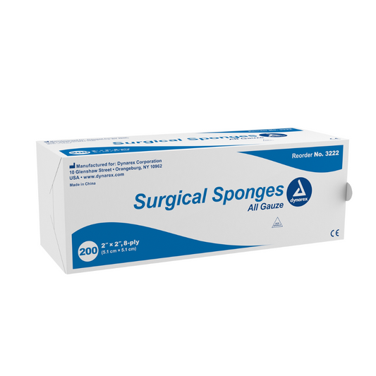 2" x 2" Non-Sterile Gauze Pads – Sleeve