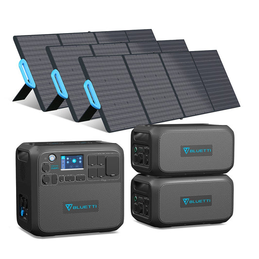 BLUETTI AC200MAX + 2*B230 + 3*PV200 | Solar Generator Kit