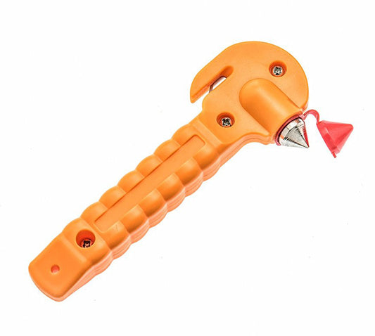 Auto Hammer and Seat Belt Cutter – 2-in-1 Emergency Tool