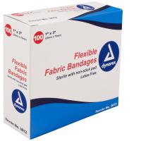 Dynarex Adhesive Bandage – Fabric 1" x 3" Sterile (Box of 100)