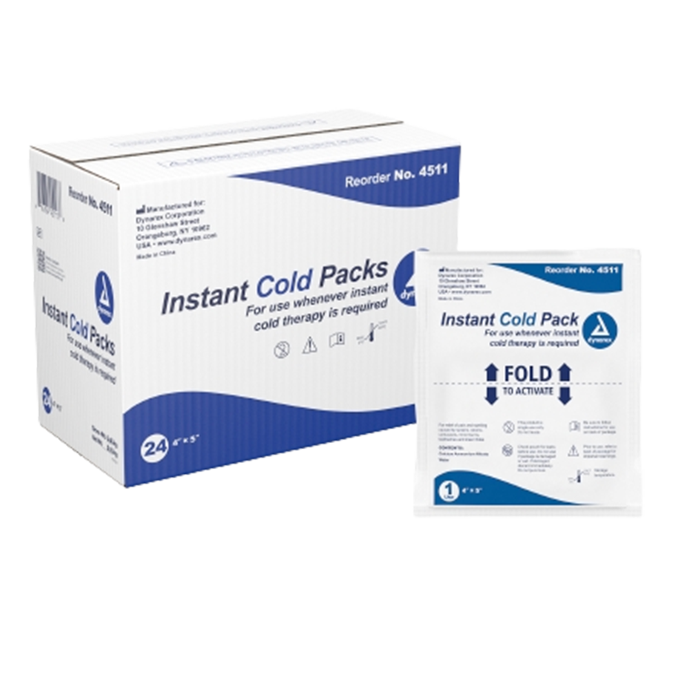 Dynarex Cold Pack 4" x 5" – 24 Pack