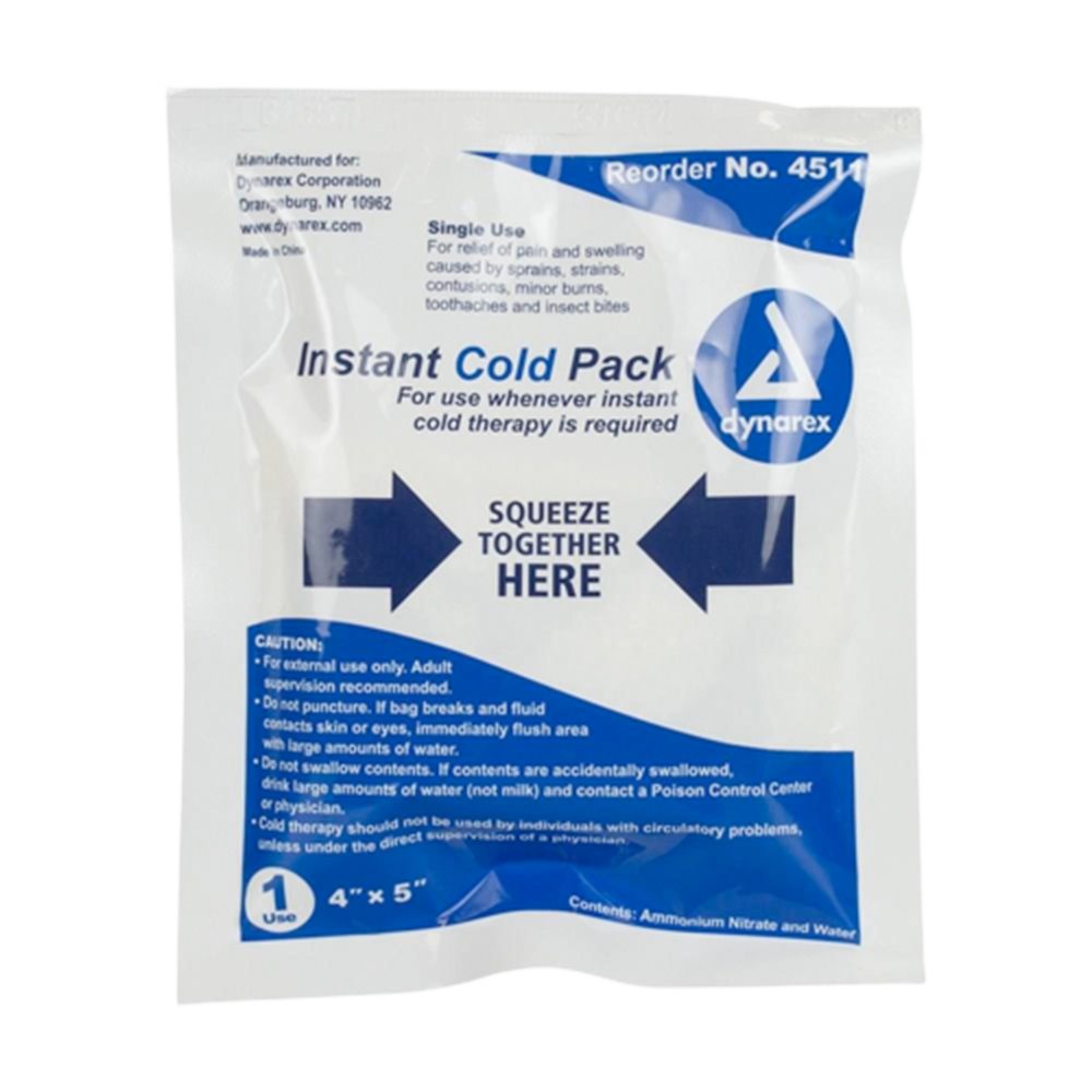 Dynarex Cold Pack 4" x 5" – 24 Pack