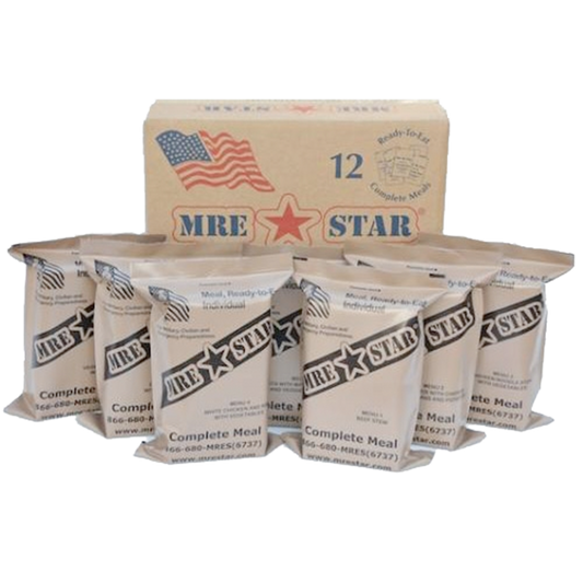 MRE Star Case of Lunch and Dinner meals