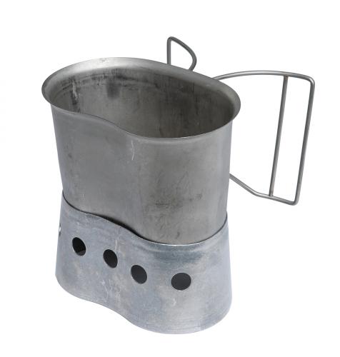 Stainless Steel Canteen Cup with Canteen Stove Stand