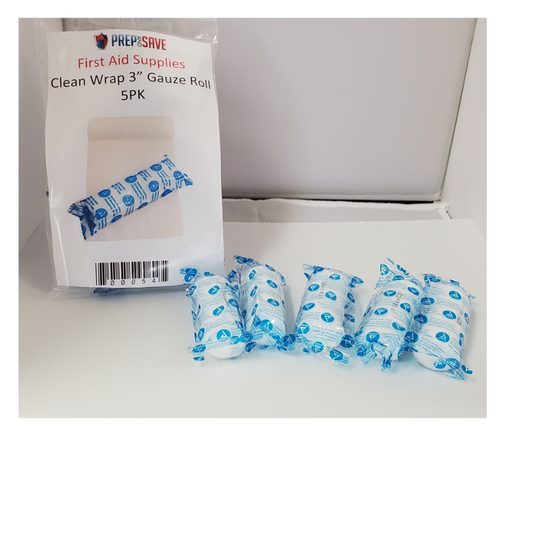 Clean Wrap 3" Gauze Roll NON Sterile 5PK
