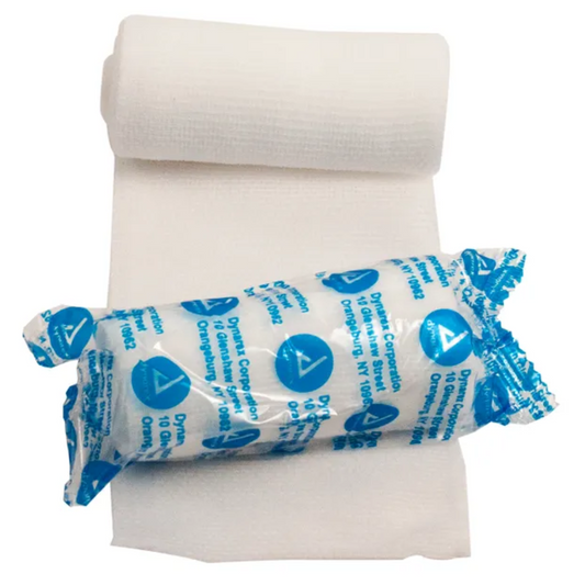 Dynarex Stretch Gauze Bandage – Non-Sterile Clean Wrap, 3" (12-Pack)