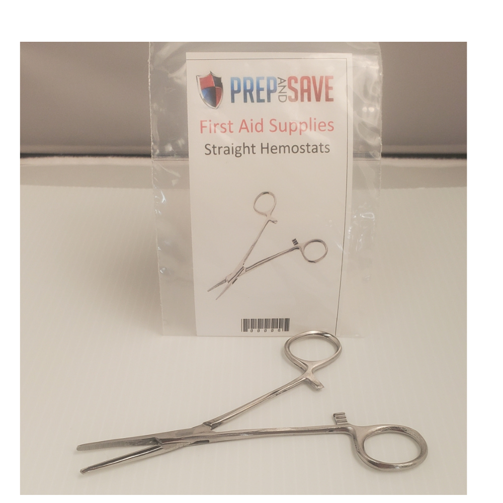 5-½" Self-Locking Straight Forceps (Hemostats) NON Sterile