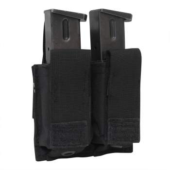 MOLLE Double Pistol Mag Pouch/ Black