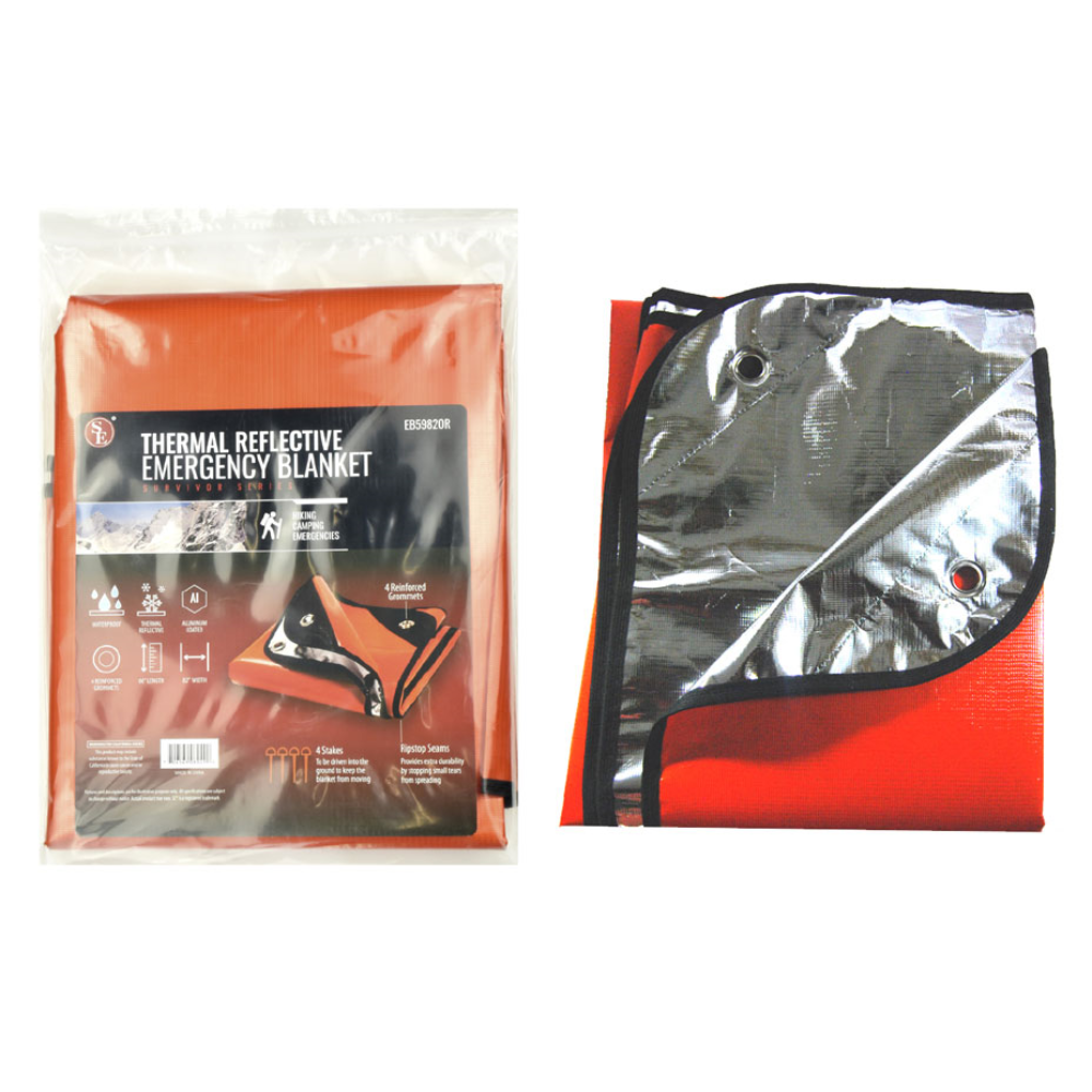 Double-Sided Thermal Reflective Blanket – 60" x 82"