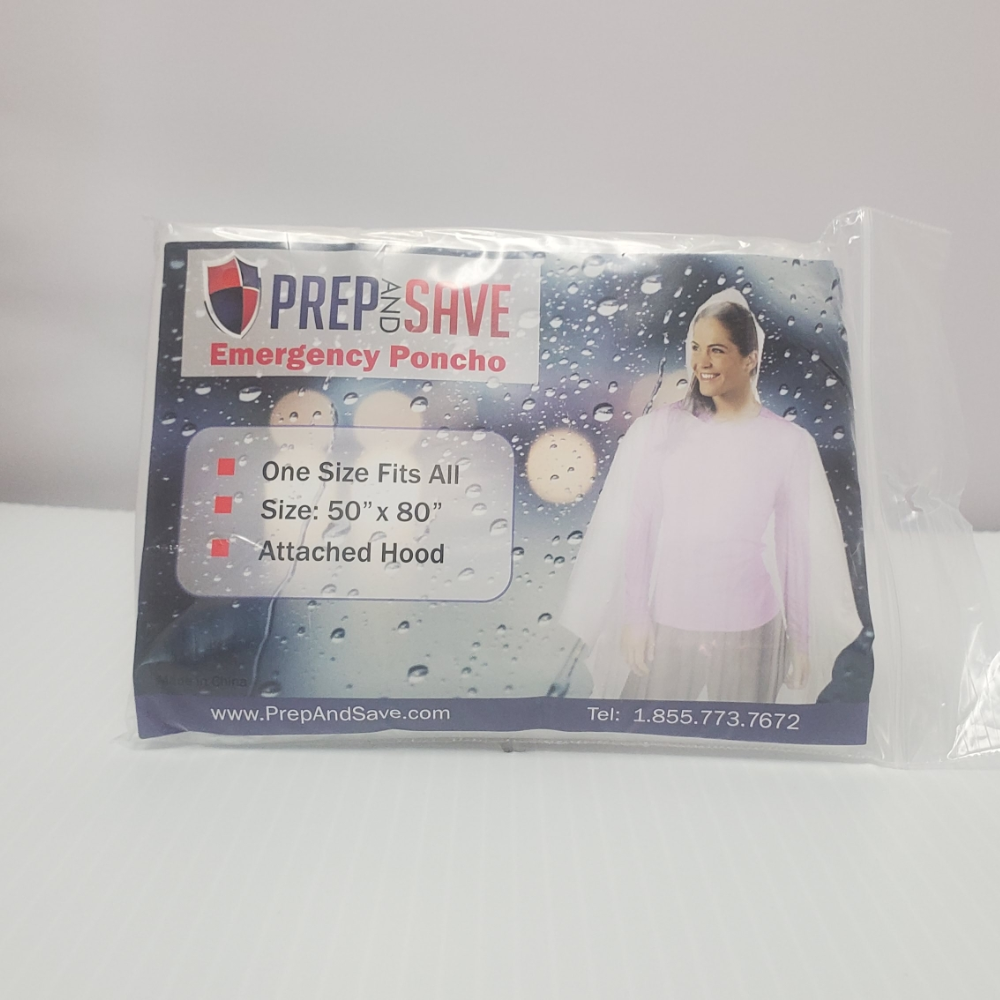 Emergency Poncho Prep and Save