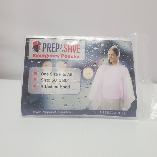 Emergency Poncho Prep and Save