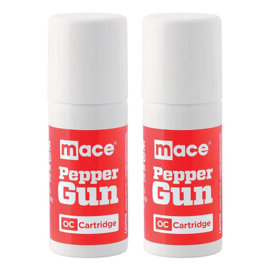 Pepper Gun 2 Pack OC Refill Cartridges