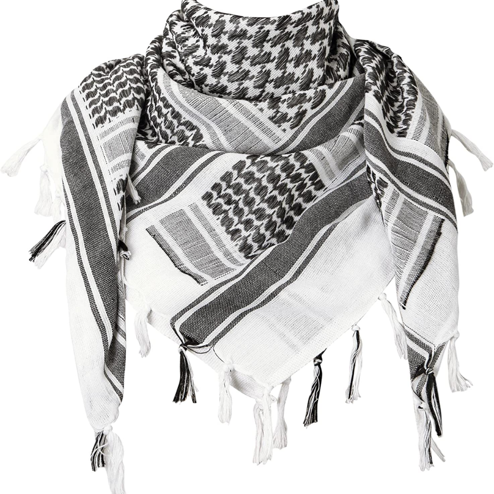 Shemagh Black And White